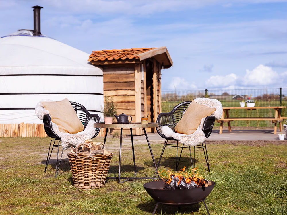 Glamping bij het IJsselmeer