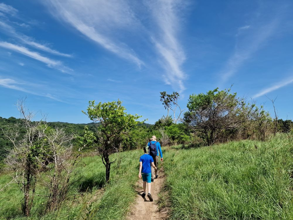 Hike naar waterval