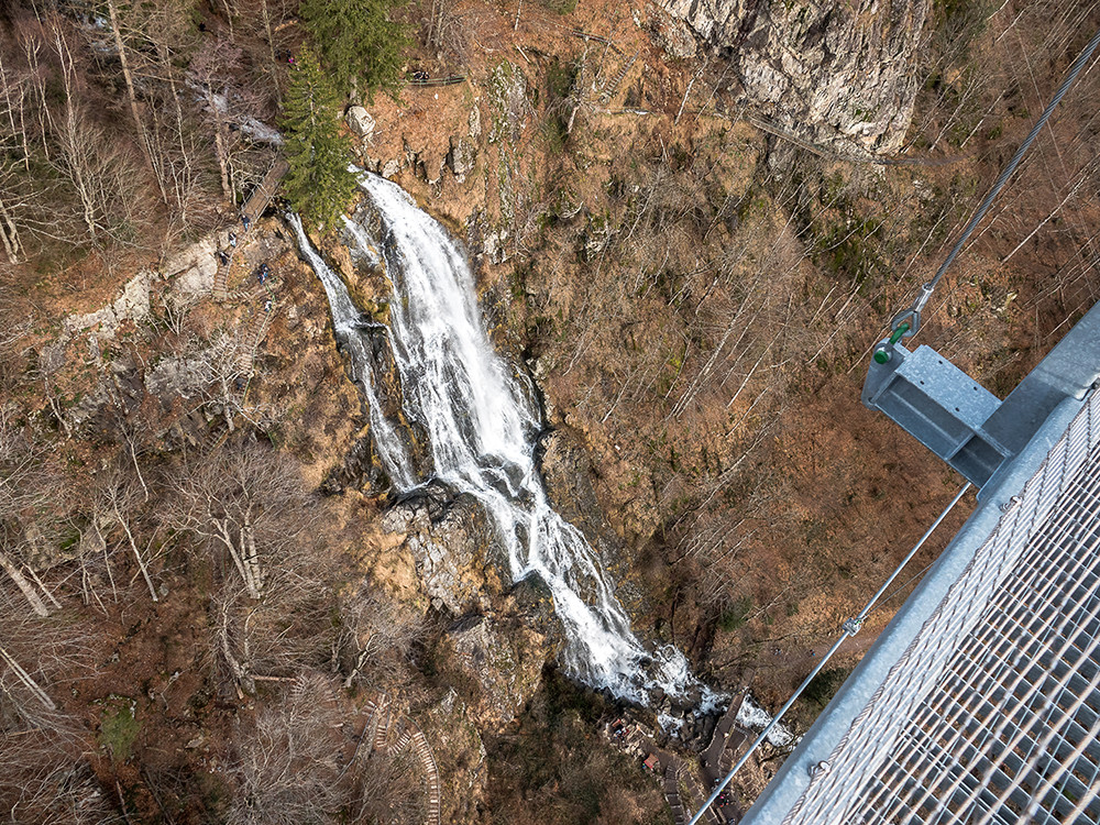 Todtnau waterval in het Zwarte Woud