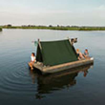 Afbeelding voor Flötten - Wildkamperen op een kampeervlot?