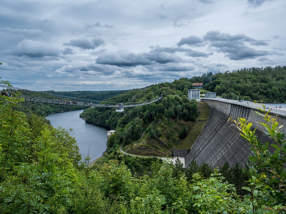 Hangbrug in de Harz