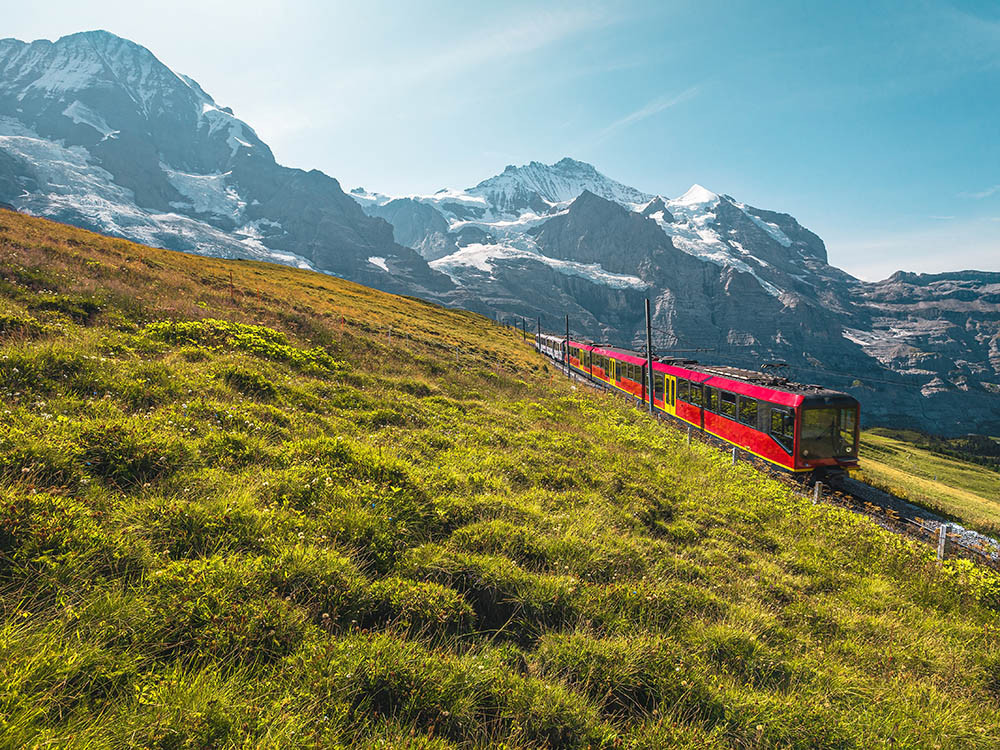 Treinreizen in Zwitserland