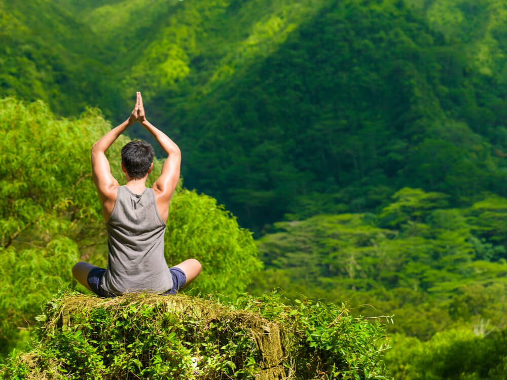 Yoga in de natuur