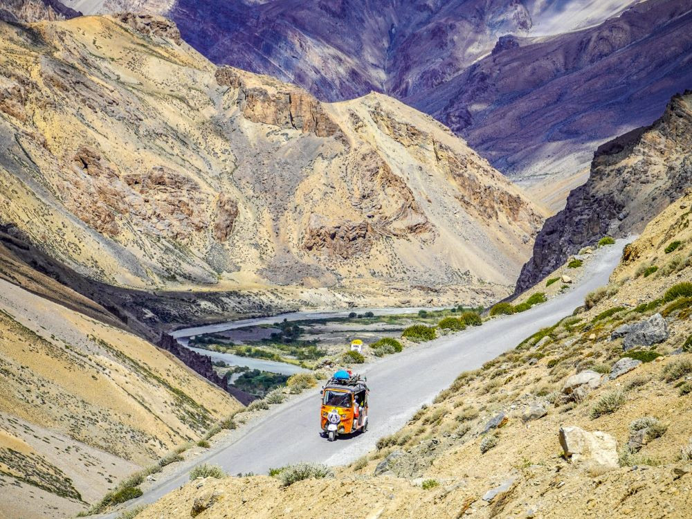 Tuktuk in de Himalaya