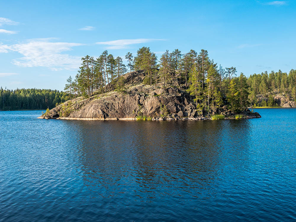 Saimaameer in Zuid-Finland