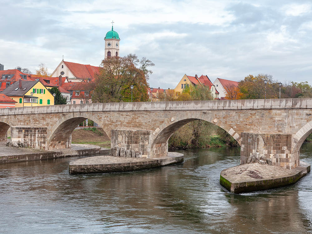 Steinerne Brücke in Regensburg