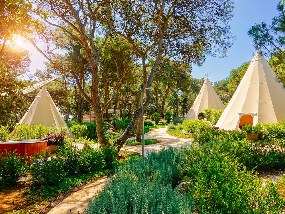 Glamping in Kroatië