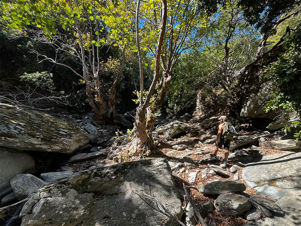 Riviertrektocht Andros