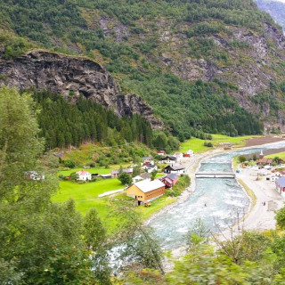 Afbeelding voor Flåm in Noorwegen