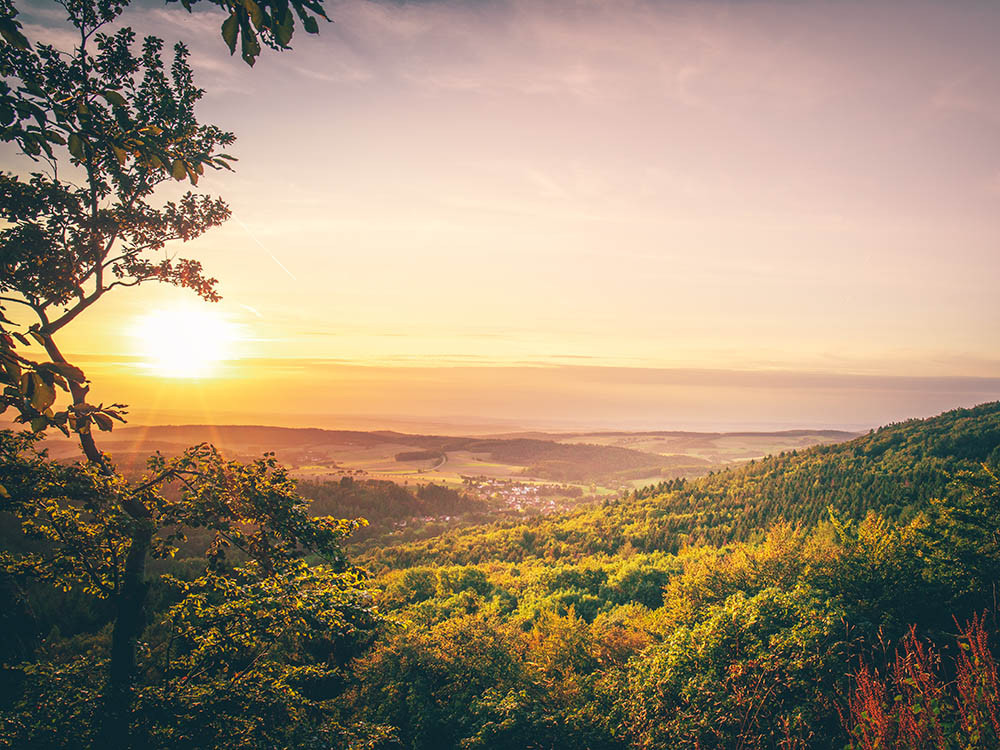 Taunusgebergte in Hessen