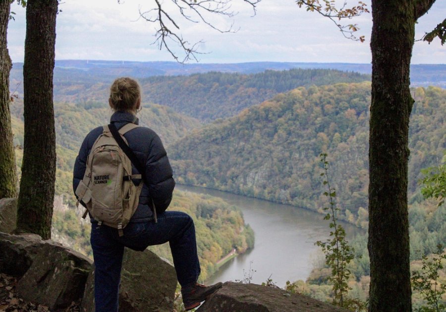 Uitzicht Saarschleife Uitzicht Saarschleife