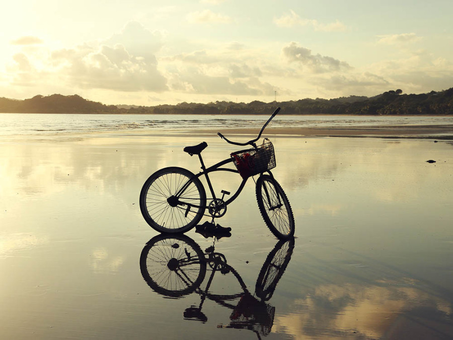 Fietsen langs de kust