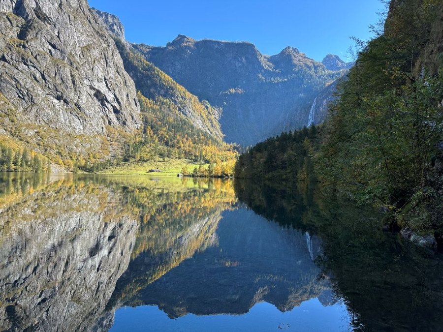 Obersee weerspiegeling