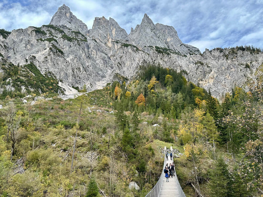 Klausbachtaler hängebrücke